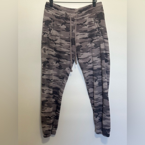 Hard Tail Pants - Hard Tail Gray Camouflage Jogger Track Pants